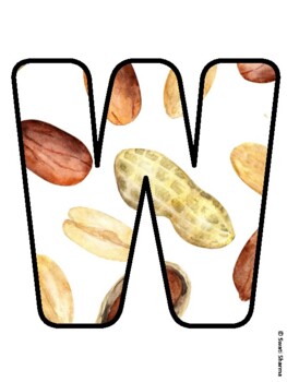 WE ARE NUTS ABOUT FALL! Nuts Bulletin Board Letters