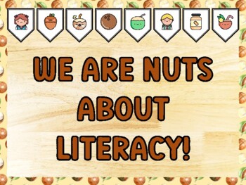 WE ARE NUTS ABOUT LITERACY! Nuts Bulletin Board Kit & Door Décor