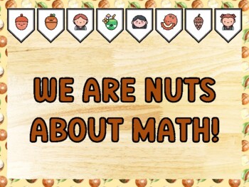 WE ARE NUTS ABOUT MATH! Nuts Bulletin Board Kit & Door Décor