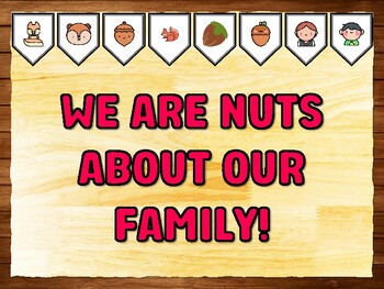 WE ARE NUTS ABOUT OUR FAMILY! Squirrel Bulletin Board Kit & Door Décor