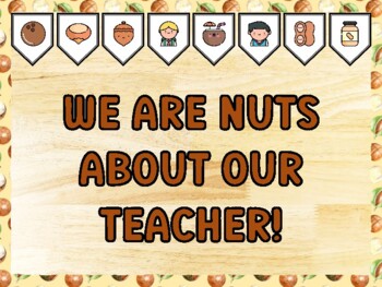 WE ARE NUTS ABOUT OUR TEACHER! Nuts Bulletin Board Kit & Door Décor