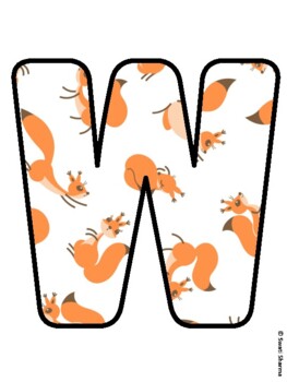 WE ARE NUTS ABOUT PUNJABI! Squirrel Bulletin Board Letters