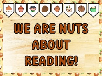 WE ARE NUTS ABOUT READING! Nuts Bulletin Board Kit & Door Décor