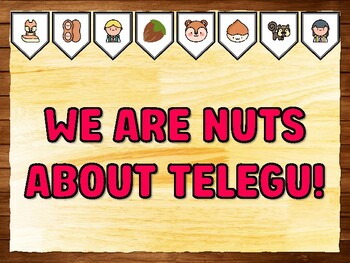 WE ARE NUTS ABOUT TELEGU! Squirrel Bulletin Board Kit & Door Décor