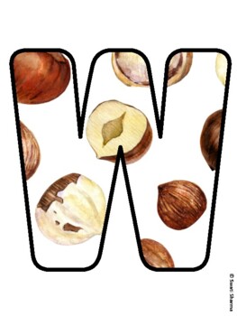 WE ARE NUTS ABOUT THE ENVIRONMENT! Nuts Bulletin Board Letters