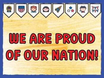 WE ARE PROUD OF OUR NATION! Fourth Of July Bulletin Board Kit