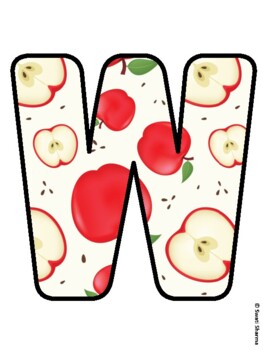 WE ARE SWEET TO THE CORE! Fall, Apple Bulletin Board Letters