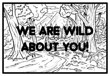 WE ARE WILD ABOUT YOU!, Animals Activity, Animals Coloring Pages