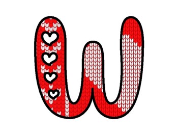 WE LOVE OUR LAB A BOT! Valentine’s Day Bulletin Board Letters