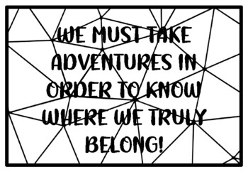 WE MUST TAKE ADVENTURES IN ORDER TO KNOW WHERE WE TRULY BELONG! Summer Holida