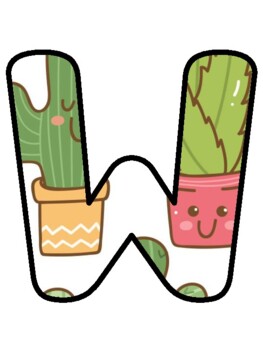 WE STICK WITH KINDNESS! Cactus, Succulents, Welcome Back To School Bulletin