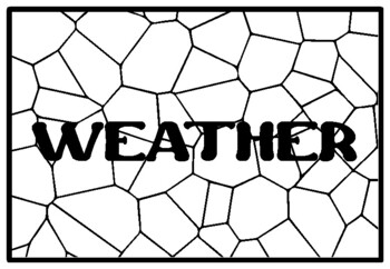 WEATHER, Grade 2 Literature Activity, Grade 2 Literature Coloring Pages