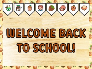 WELCOME BACK TO SCHOOL! Nuts Bulletin Board Kit & Door Décor