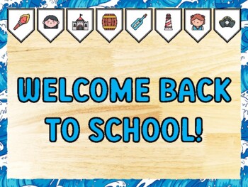 WELCOME BACK TO SCHOOL! Pirate Bulletin Board Kit & Door Décor