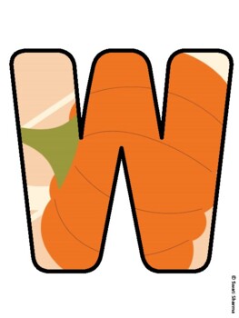 WELCOME HOME! Fall, Harvest Bulletin Board Letters