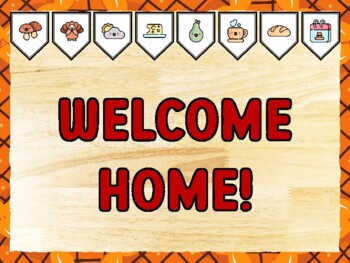 WELCOME HOME! Thanksgiving Bulletin Board Kit & Door Décor