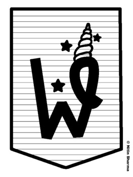 WELCOME TO A MAGICAL NEW SCHOOL YEAR! Unicorn Bulletin Board Letters