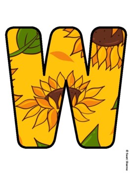WELCOME TO KINDERGARTEN! Sunflower Bulletin Board Letters