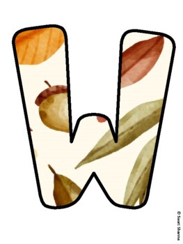 WELCOME TO OUR CLASS! Fall Leaves Bulletin Board Letters