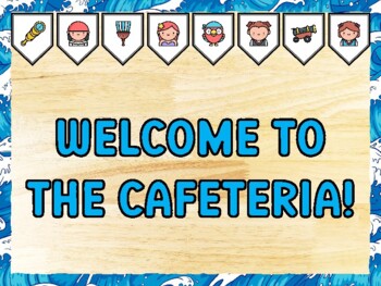 WELCOME TO THE CAFETERIA! Pirate Bulletin Board Kit & Door Décor
