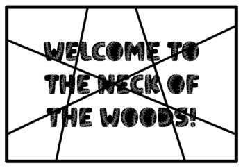 WELCOME TO THE NECK OF THE WOODS! Mountains Coloring Pages