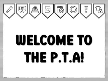 WELCOME TO THE P.T.A! Instant Bulletin Board Kit