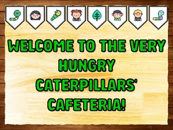WELCOME TO THE VERY HUNGRY CATERPILLARS' CAFETERIA! Caterpillar Bulletin Boar