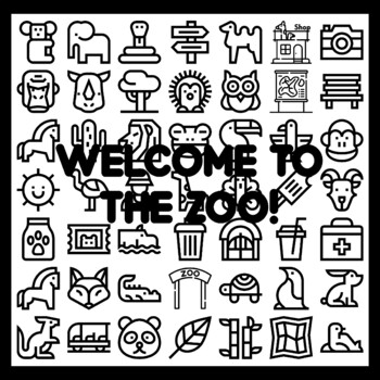 WELCOME TO THE ZOO! Zoo Bulletin Board Activity 3x3 feet Zoo Classroom Quote