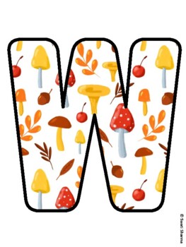 WELCOME TO THIRD GRADE! Mushroom Bulletin Board Letters