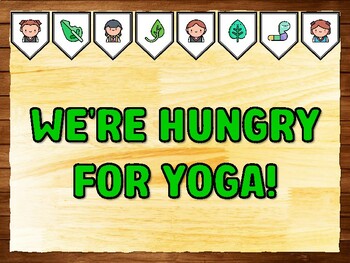 WE'RE HUNGRY FOR YOGA! Caterpillar Bulletin Board Kit & Door Décor