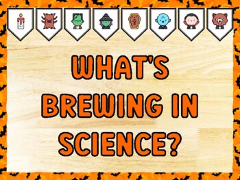 WHAT'S BREWING IN SCIENCE? Halloween Bulletin Board Kit & Door Décor