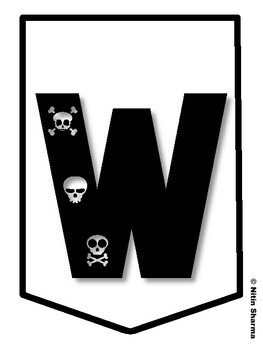 WHAT'S BREWING IN TWELFTH GRADE? Halloween Bulletin Board Letters, Hallowee