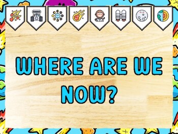 WHERE ARE WE NOW? Universe Bulletin Board Kit & Door Décor