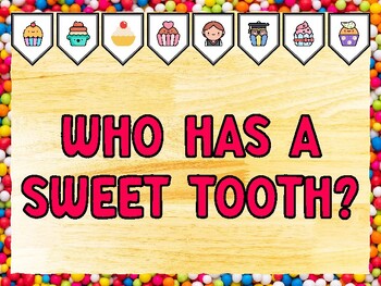 WHO HAS A SWEET TOOTH? Cupcake Bulletin Board Kit