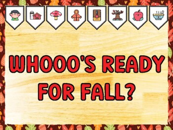 WHOOO'S READY FOR FALL? Fall Bulletin Board Kit & Door Décor