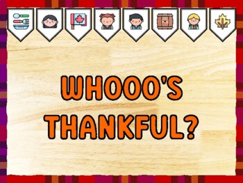 WHOOO'S THANKFUL? Thanksgiving Bulletin Board Kit & Door Décor