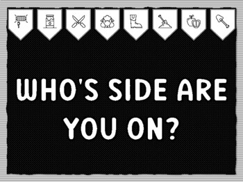 WHO'S SIDE ARE YOU ON? Ready to print Farm Bulletin Board Kit, Farm Classroom
