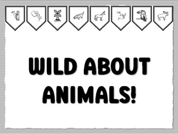 WILD ABOUT ANIMALS! Jungle Bulletin Board Kit