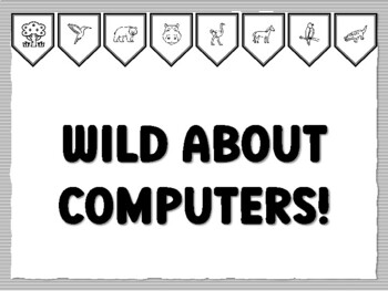 WILD ABOUT COMPUTERS! Jungle Bulletin Board Kit