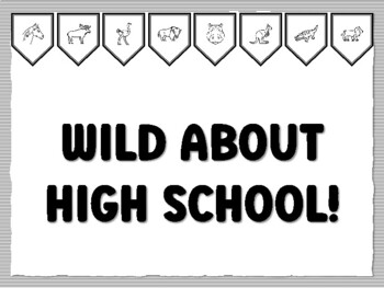 WILD ABOUT HIGH SCHOOL! Jungle Bulletin Board Kit