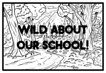 WILD ABOUT OUR SCHOOL!, Animals Activity, Animals Coloring Pages