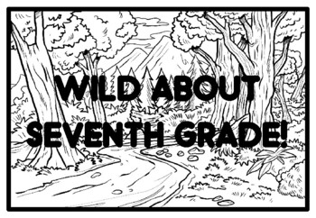 WILD ABOUT SEVENTH GRADE!, Animals Activity, Animals Coloring Pages