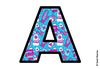 Winter Mittens Bulletin Board Letters, Alphabet Posters, Winter Classroom