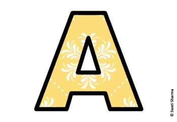 Winter Snowflakes Bulletin Board Letters, Alphabet Posters