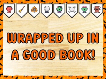 WRAPPED UP IN A GOOD BOOK! Halloween Bulletin Board Kit & Door Décor