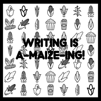 WRITING IS A-MAIZE-ING! Corn Bulletin Board Activity 3x3 feet