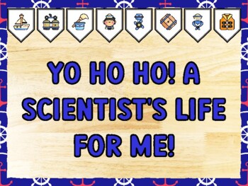 YO HO HO! A SCIENTIST'S LIFE FOR ME! Nautical Bulletin Board Kit & Door Décor