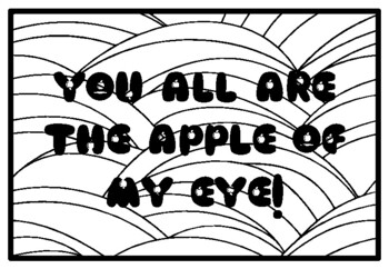 YOU ALL ARE THE APPLE OF MY EYE! Fall Apple Activity, Apples Coloring Pages,