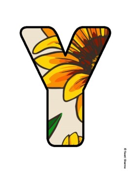 YOU ARE MY SUNSHINE! Sunflower Bulletin Board Letters