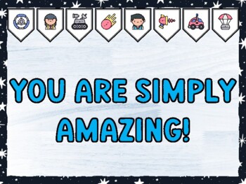 YOU ARE SIMPLY AMAZING! Galaxy Bulletin Board Kit & Door Décor